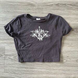Garage Baby Tee Grey